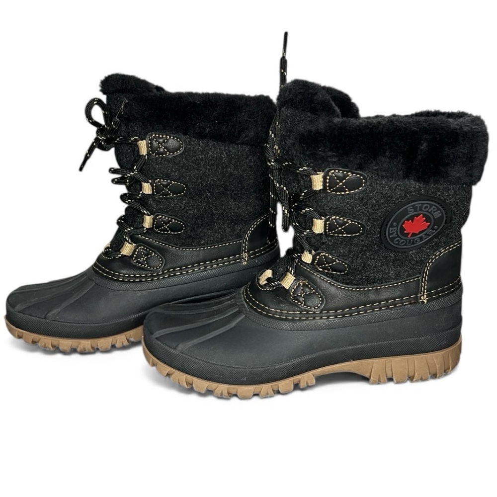 Storm By Cougar black Winter Boots snow waterproof outdoors Gorpcore